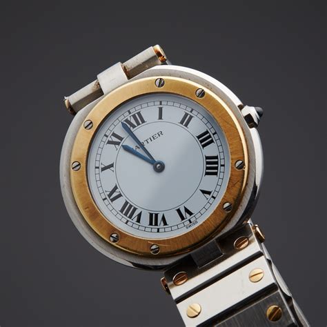 cartier de santos ronde 90|cartier santos quartz price.